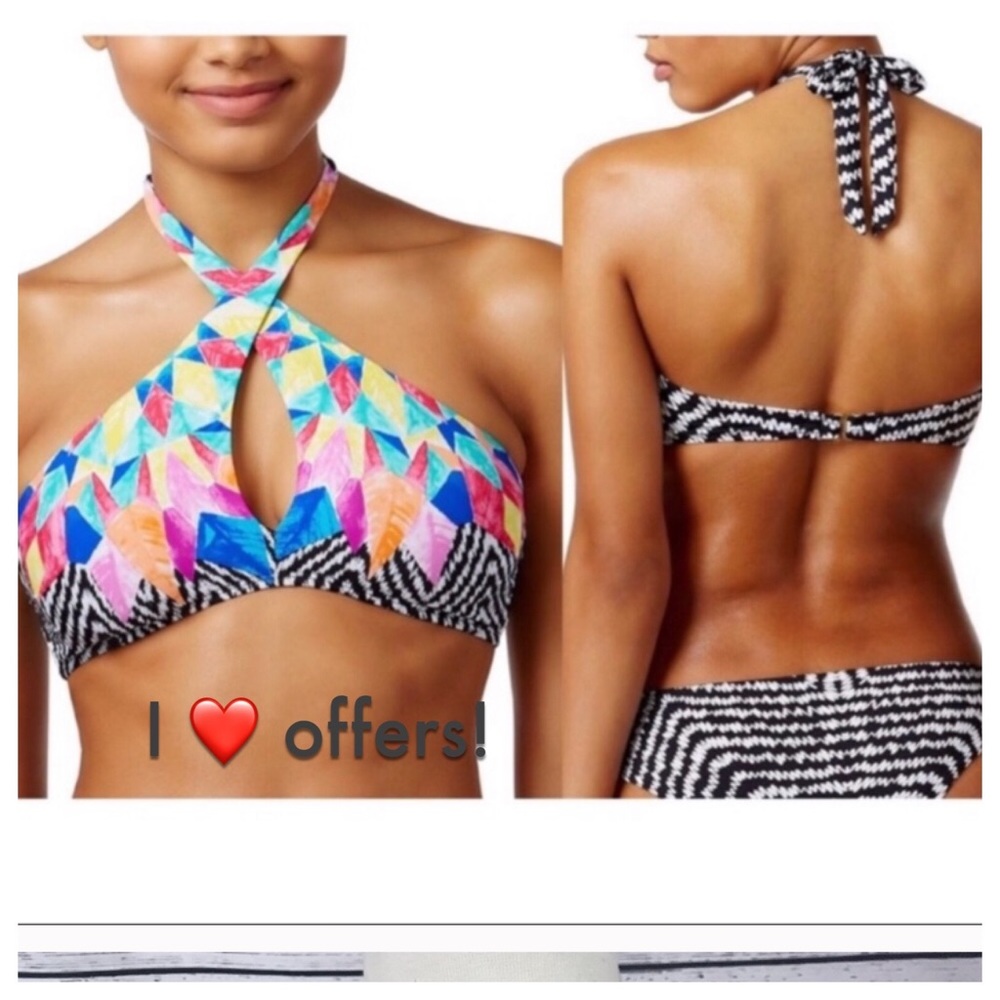 NEW! Bar III BIKINI. Size small NWT Feathered Daze